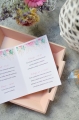 złote menu weselne - pudrowo-różowe - wydruk imion Pary Młodej oraz dowolnego tekstu - gold, wedding, weselne dekoracje złote
