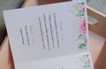 złote menu weselne - pudrowo-różowe - wydruk imion Pary Młodej oraz dowolnego tekstu - gold, wedding, weselne dekoracje złote