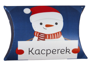 spersonalizowane pudełko bożonarodzeniowe na pieniądze, drobne upominki - wzór nr 2