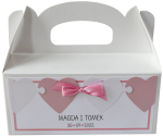 pudełka na ciasto z serduszkami - pink (minimalne zamówienie 15 szt.) 