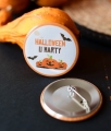 przypinki na halloween z dowolnym nadrukiem - dekoracje halloween