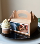 ekologiczne, firmowe  pudełka na ciasto (minimalne zamówienie 15 szt.) 