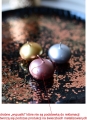 metalizowane, złote świeczki pływające jako upominiki podziękowania weselne spersonalizowane z imionami Pary Młodej i datą - nietypowe podziękowania ślubne