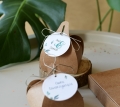 rustykalne pudełka z ciasteczkiem z wróżbą - personalizacja w cenie - nietypowe upominki weselne - zaskocz swoich Gości! :-) styl botaniczny