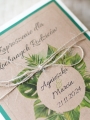 drewniane zaproszenia dla rodziców  - eleganckie zaproszenia ślubne dla rodziców z prośbą o błogosławieństwo - styl botaniczny ekologiczny - personalizacja w cenie