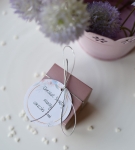 upominki na chrzest święty KWIATY - doniczki z nasionkami  (minimalne zamówienie 15 szt.) 