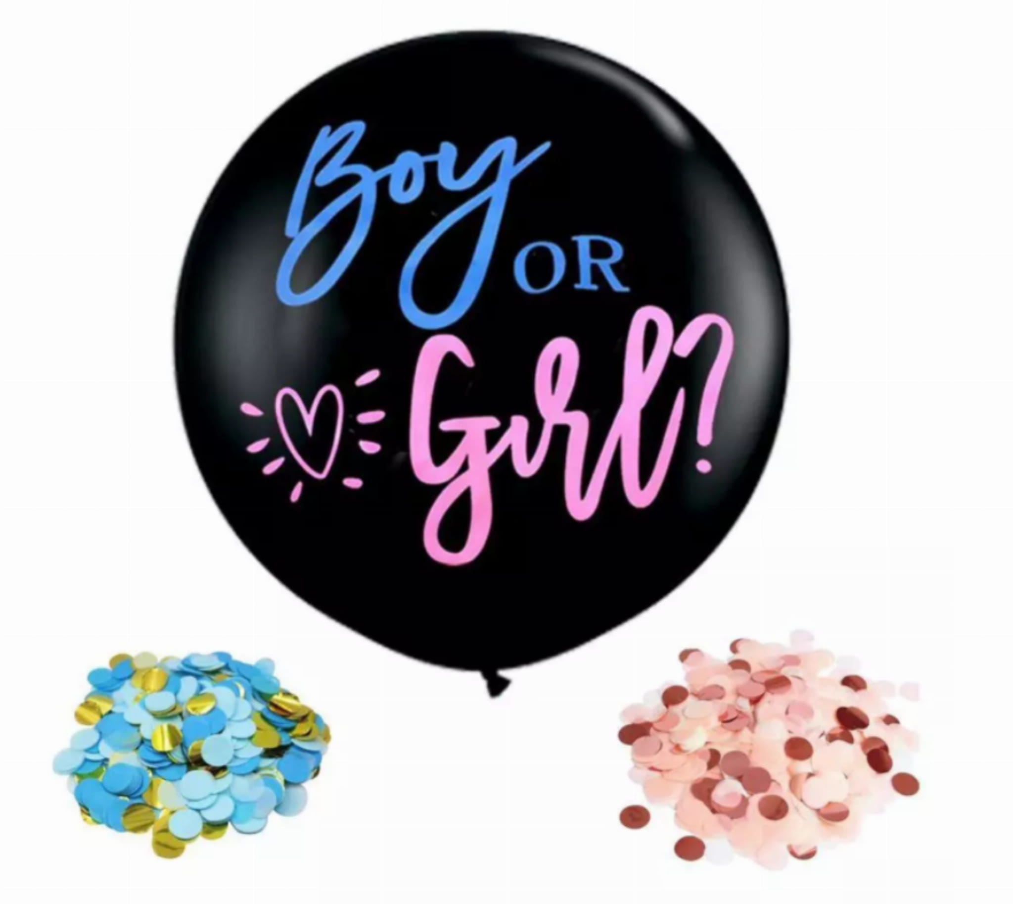 balony na baby shower - girls or boy?