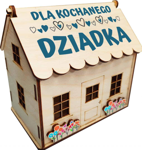 domek dla dziadka na słodycze lub drobiazgi