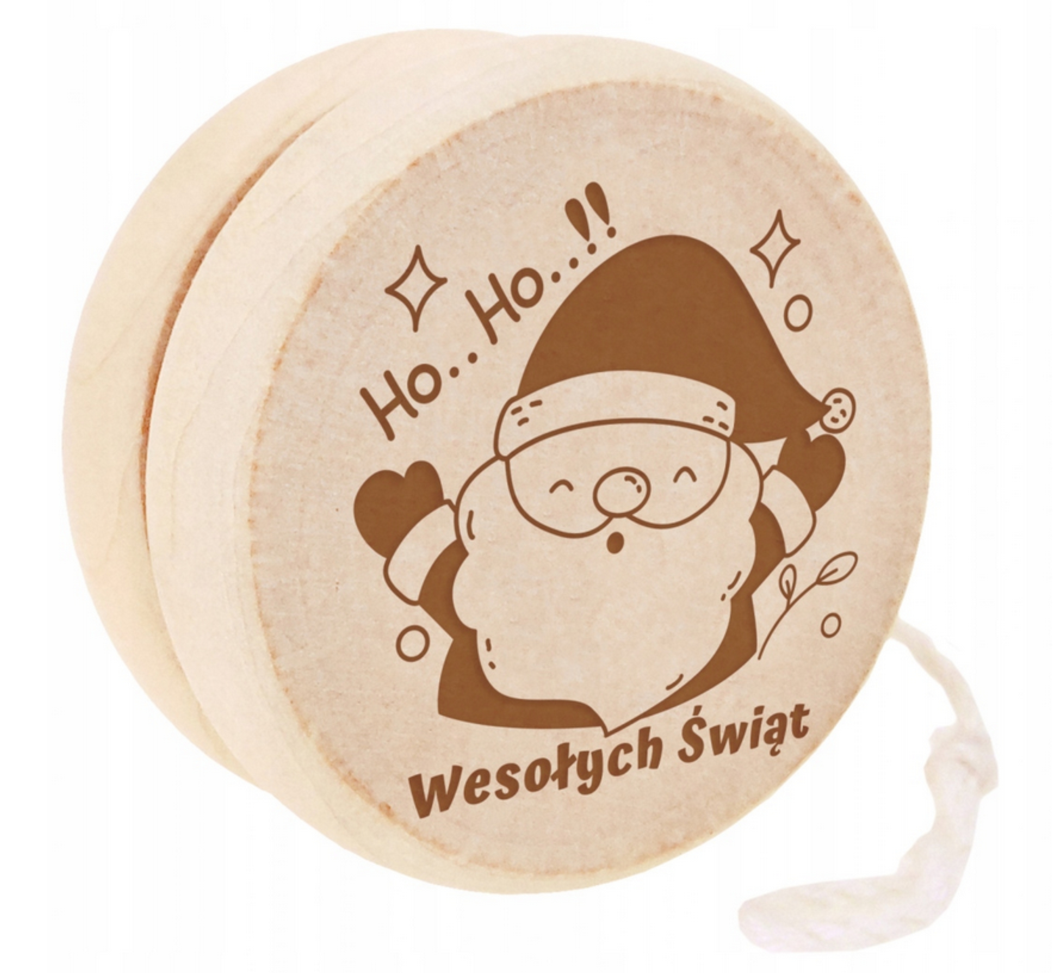 drewniane jojo zabawka świąteczna