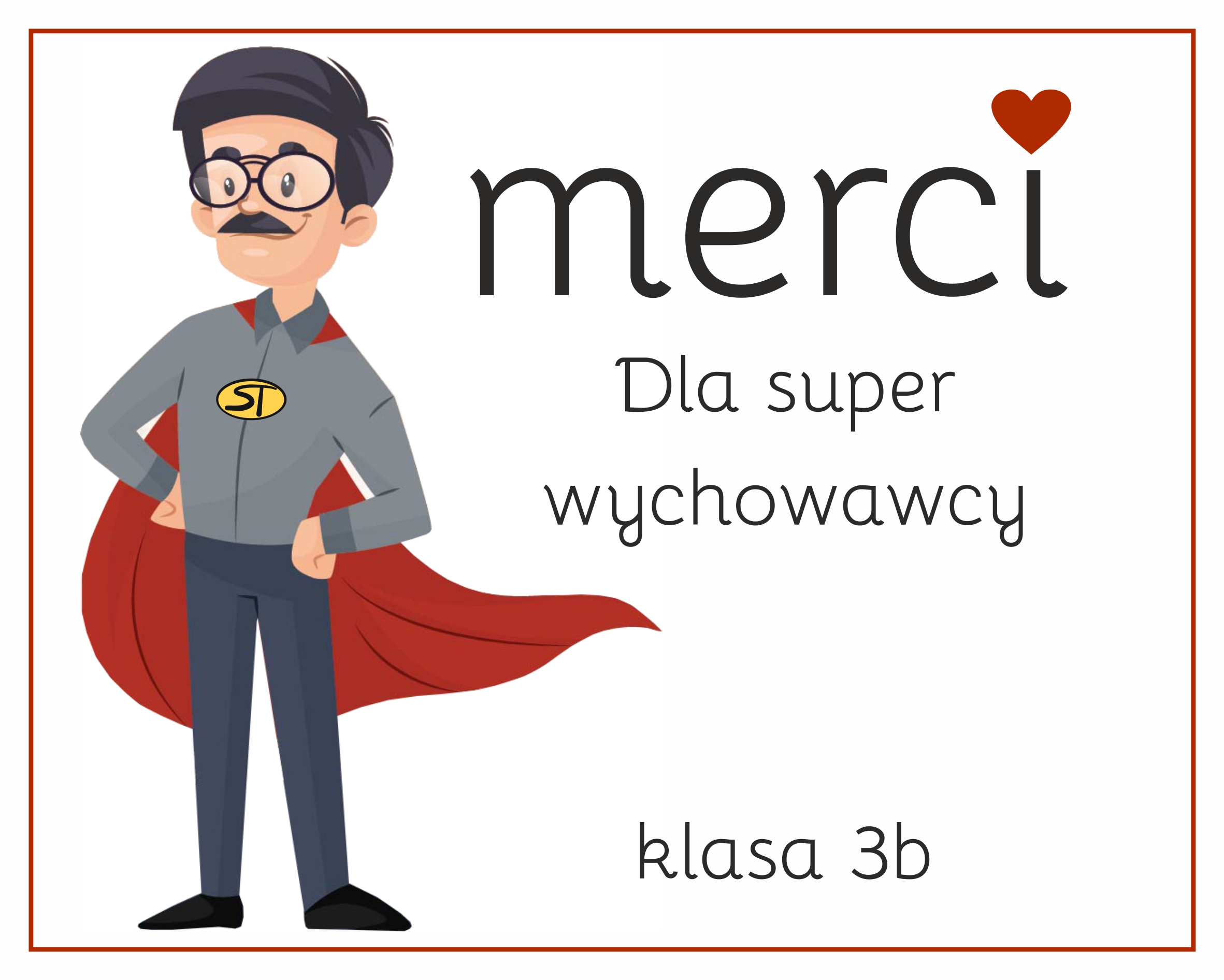 podziękowania - prezent dla nauczyciela - skrzynia z merci