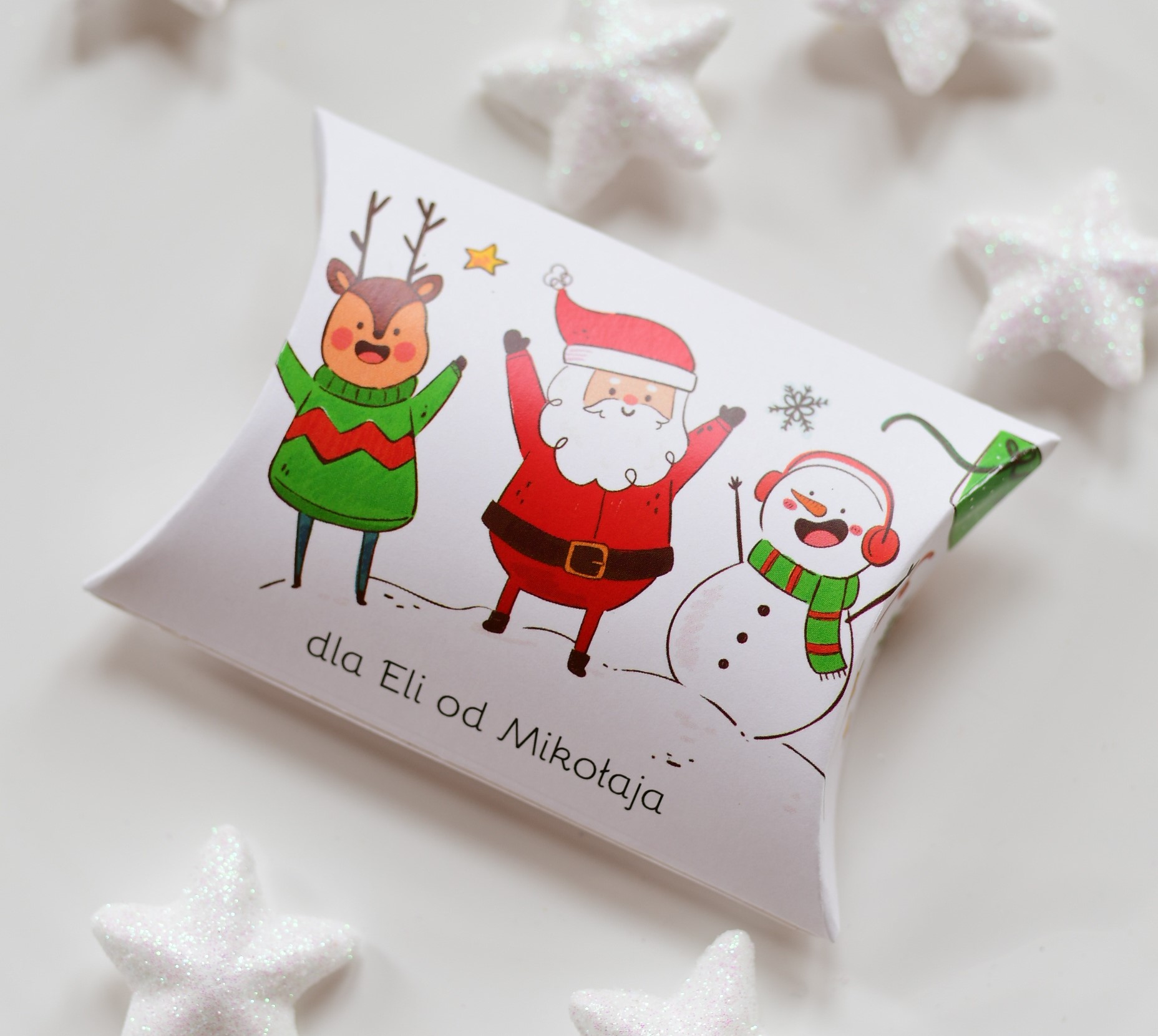 pudełko na pieniądze - prezent świąteczny pod choinkę