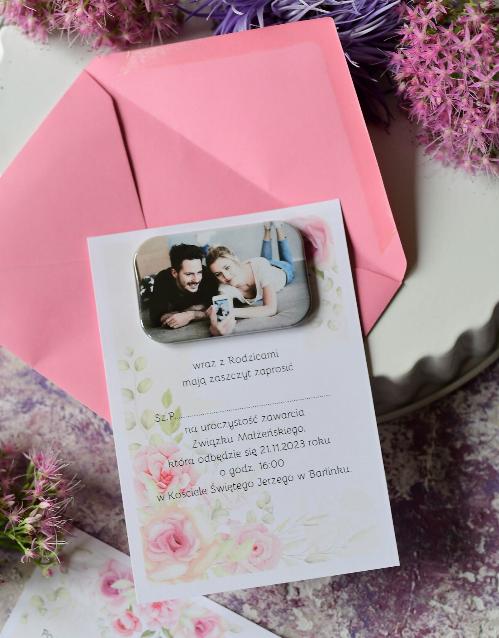 przepiekne zaproszenia ślubne na 2022 roku - nowość w ofercie CART ART wedding