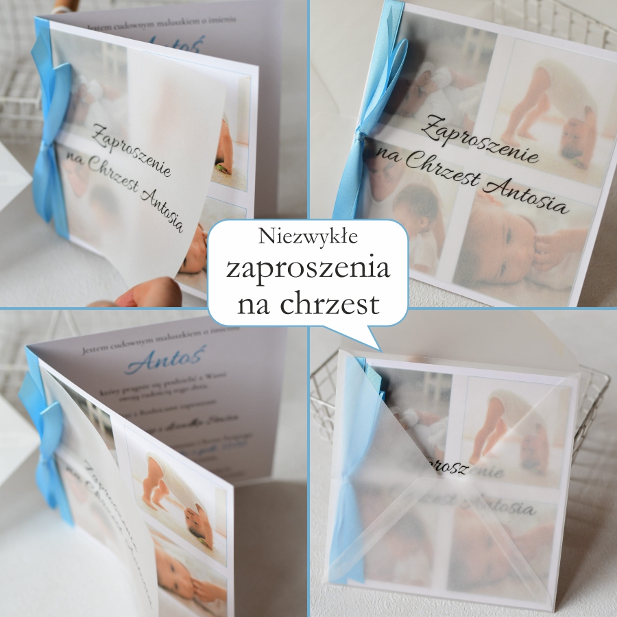 Niezwykłe zaproszenia na chrzciny Twojego maluszka